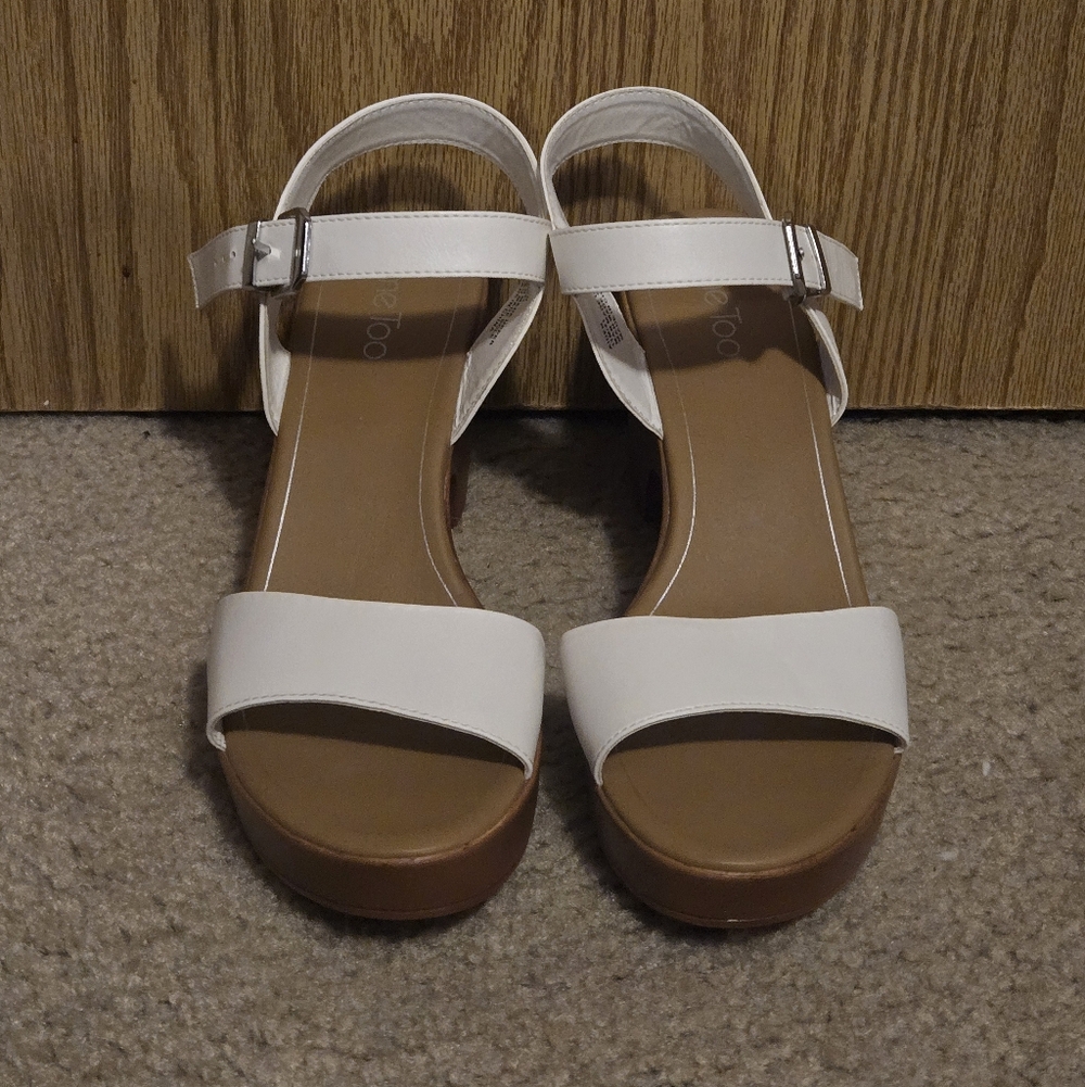 Elegant White Heels